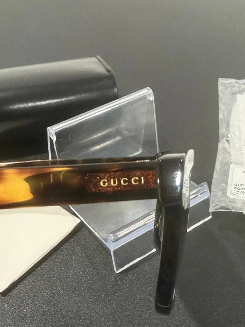 Gucci NIB Sunglasses Havana/Havana Green (JB1497)